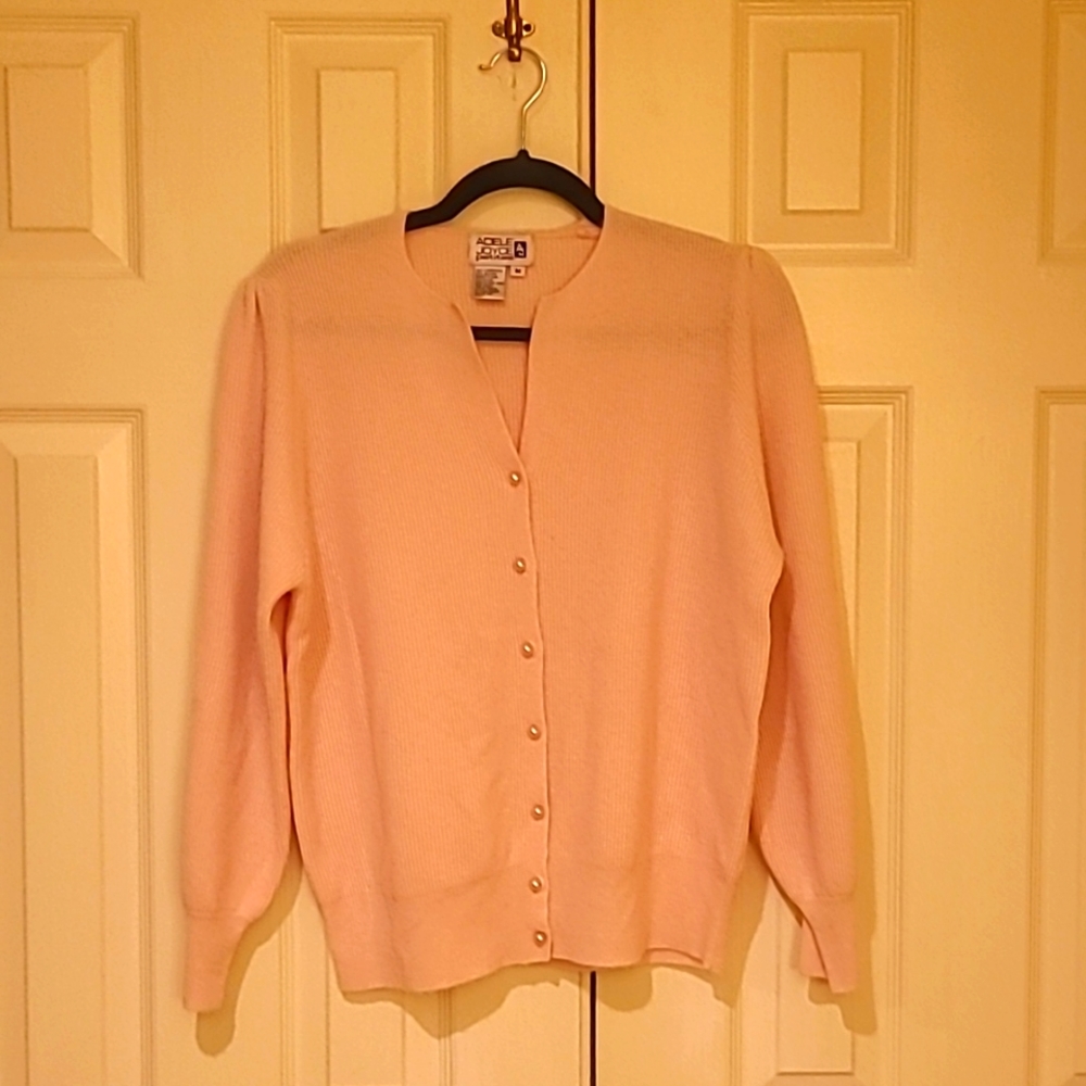 Like new, Adele Joyce soft ribbed dressy cardigan.